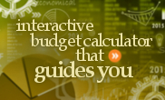 Free budget calculator worksheet and spreadsheet for living expenses in Canada.