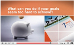 Video thumbnail image about financial goals.