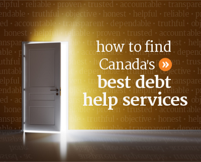 How to find the best debt help services across Canada.