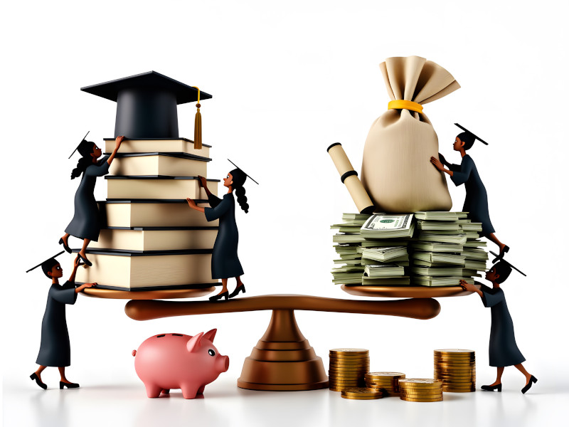 Comparing the cost of education with college and trade school versus university which pays more money?